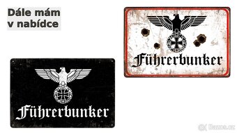 plechová cedule - Deutscher Volkssturm-Wehrmacht, Berlin 45 - 3