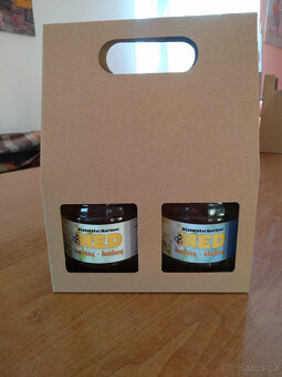 Prodám květový, akátový a lipový med. Dárkové krabičky - 3