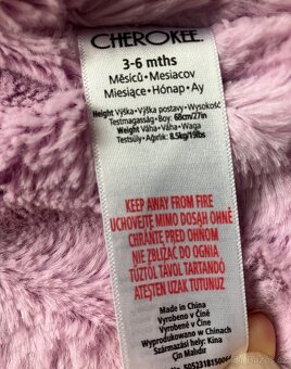 Dětská zimní bunda Cherokee 3-6 měsíců (62-68 cm) - 3