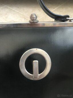 kabelka černá se sponou, retro - TOP STAV - 3