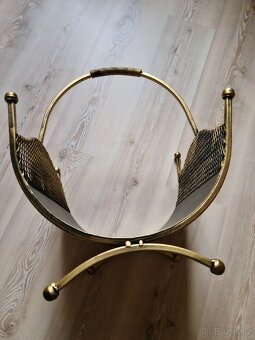 Kovaný koš na dřevo - 3