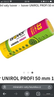 Skelná vata Isover 50mm - 3