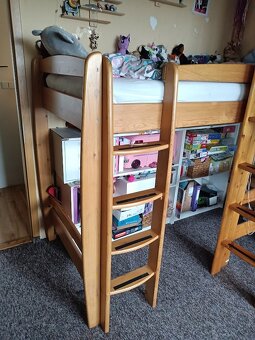 Prodám dětskou vyvýšenou postel - 3