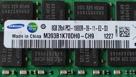 8GB DDR3 1600 a 1333 Mhz (RDIMM ECC registrované) - 3