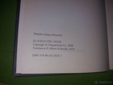Kniha Andělská hra, Carlos Ruiz Zafón - 3