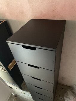 IKEA Nordli - 6 zásuvek - černá - 3