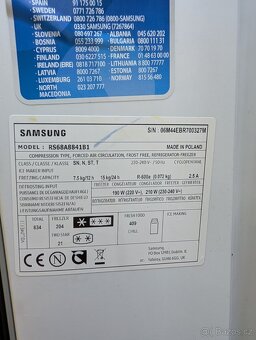 Americká lednice Samsung, Vadný mrazák - 3