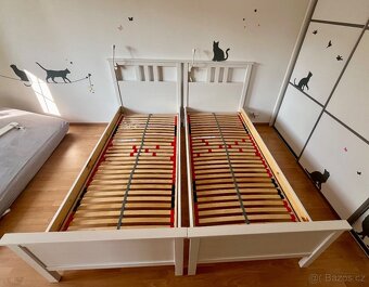 2x postel Ikea Hemnes s roštem - 3