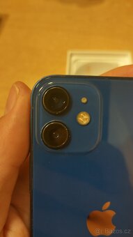 Apple iPhone 12mini 64GB blue,baterie 85%,slušný stav,záruka - 3