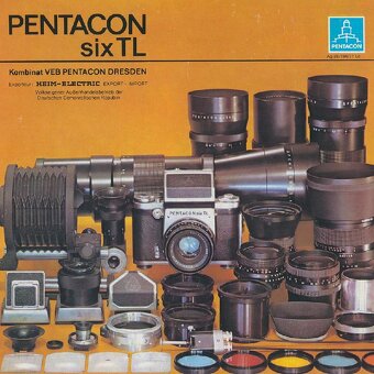 Prospekty k fotoaparátům Pentacon Six a Praktica - 3