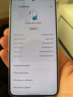 Samsung S22 bílý 8/128 GB - 3