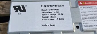 baterie , skladování energie lg chem 3,3 kwh - 3