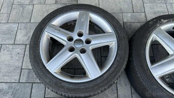 Sada ALU kol / disků AUDI originál 5x112, R17,pneu 225/45R17 - 3