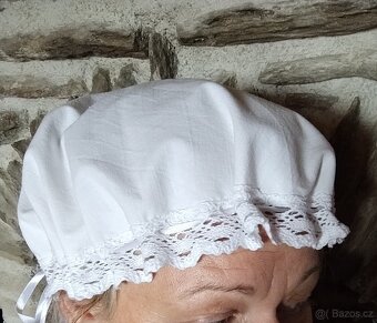 Velký čepec dobový oděv 2x - 3