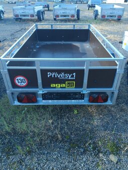 Přívěs Agados Aga Kit P1 sklopný 1230x2030mm 750kg - 3
