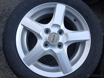 Prodám sadu ALU kol Enzo 195/55R15 letní - 3
