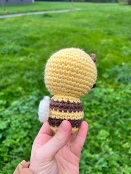 Háčkovaná hračka - včela, čmelák, vosa - 3