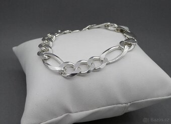 Větší stříbrný náramek - 3
