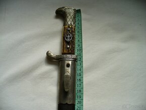Original-nemecky,velecny policejni bajonet.Wehrmacht,SS,Luft - 3