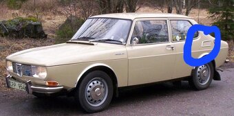 Saab 99, rámečky bočních ofuků - 3
