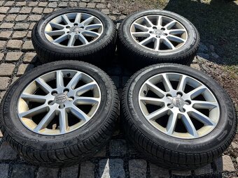4x alu disky 5x112 R16, pneu - 3