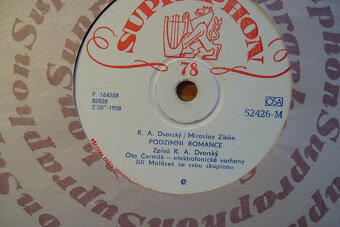 EP deska R.A.Dvorský 1958-Podzimní romance,Pražs.zákoutí/41/ - 3