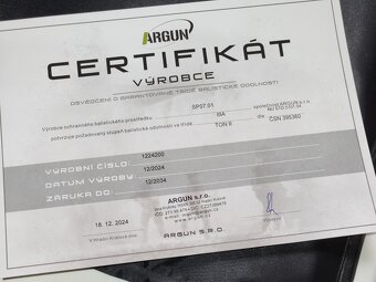 balistická neprůstřelná vesta policie taktická samopal pčr - 3