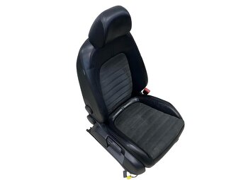 Sedačky černá kůže alcantara VW Passat B6 kombi r.v. 2010 - 3