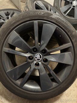 Alu kola Škoda ZENITH 8Jx18 ET44 + pneu - 3