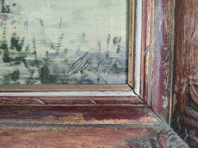 Pelech Tomáš česká krajinářská škola obraz olej na desce rám - 3