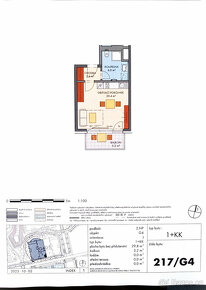 Prodej bytu 1+kk/B/G, 35 m2, Honzíkova, Praha 10, Dolní Měch - 3