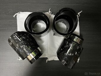 Koncovky výfuku forged carbon 79/118mm - 3