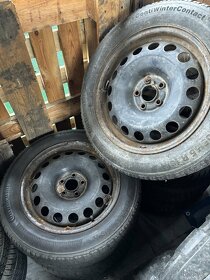 205/55R16 5x100 plechove disky s pneu golf bora - 3