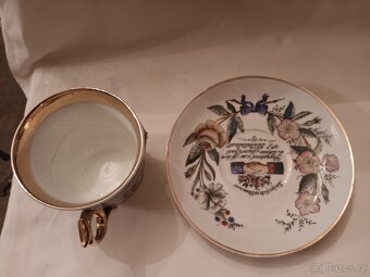 Porcelánový šálek- Rakousko Uhersko, vojáci - 3