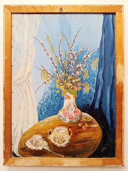 Obraz, H.Novotná, Kytice 68x51 - 3