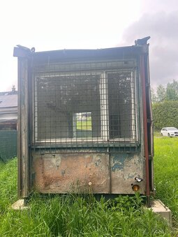 Stavební buňka s oknem a dveřmi, rozměr buňky 6x2.45x3m - 3