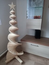 Vánoční stromek dřevěný dekorace - 3