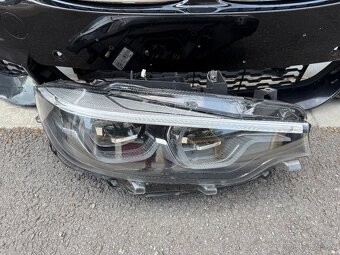 BMW F32 LCI M-paket nárazník blatník led světlo výztuha - 3