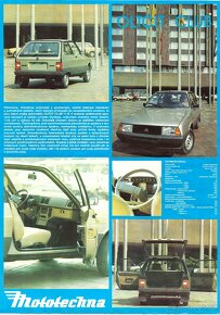 Prospekt Oltcit, Mototechna 1987 - 3