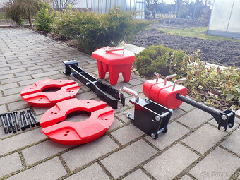 vari - NOVÉ závaží kol Global, závaží 33 kg, 5 kg + nosiče - 3