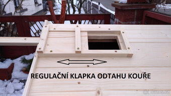 Elektrická dřevěná udírna s DYMBOXEM - 3