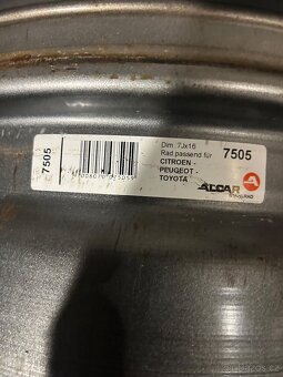 Plechové disky 16" Toyota Proace - 3