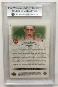 2x Karta Cristiano Ronaldo, 2004 SP Authentic, Beckett BGS - 3