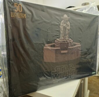 Star Wars Cold Cast Yoda Fountain Limited Edition - 3