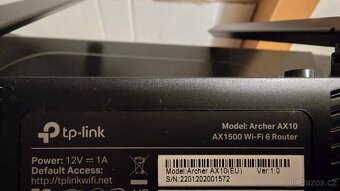 Archer AX10 AX1500 Wi-Fi 6 Router - 3