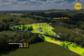 RD po rekonstrukci Horní Žukov s pozemkem 20.620m2, 132533 - 3