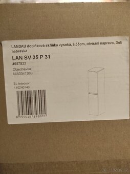 Interdoor koupelnová skříňka dub - 3