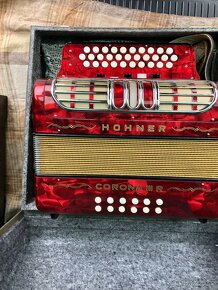 HOHNER CORONA III R diatonická harmonika heligonka - 3