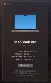 MacBook Pro 16" M2 Pro, 32GB RAM/ 1TB disk - 3