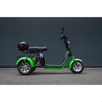 Elektrická tříkolka Leramotors C5, zelená - 3